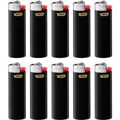 BIC Feuerzeug: Reibrad Maxi Schwarz J26 - 5er Set