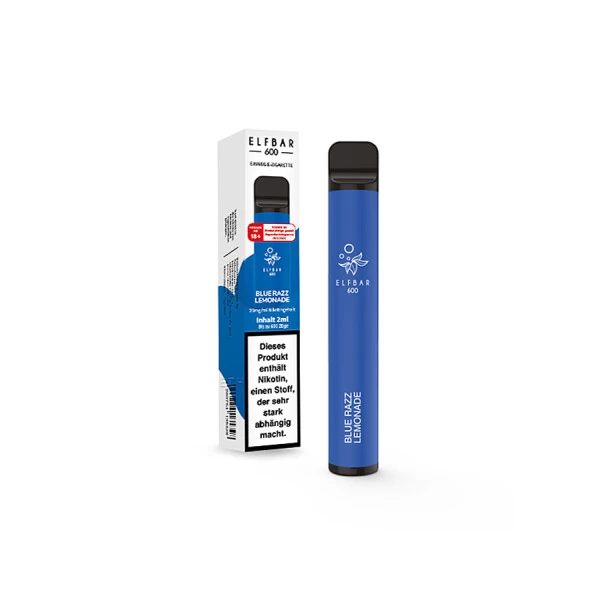 Blue Razz Lemonade - ELF BAR 600 Vape / Einweg E Zigarette / E Shisha 20mg/ml 4 Blue Razz Lemonade - ELF BAR 600 Vape / Einweg E Zigarette / E Shisha 20mg/ml - Image 2