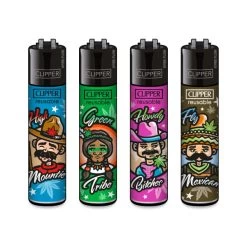 Clipper® Feuerzeuge 4er Set: 420 America