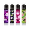 Clipper Feuerzeuge 4er Set: Pink Leaves Collection -Vape Verkauf clipper feuerzeuge 4er set pink leaves collection