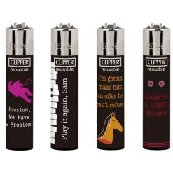 Clipper® Feuerzeuge 4er Set: Screen Play