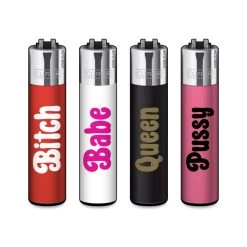 Clipper Feuerzeug 4er Set FFX Girls