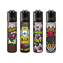 Clipper® Feuerzeuge 4er Set: Insect World #2