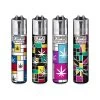 Clipper® Feuerzeuge 4er Set: Modern Weed -Vape Verkauf clipper feuerzeuge modern weed