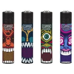 Clipper® Feuerzeuge 4er Set : Strangers