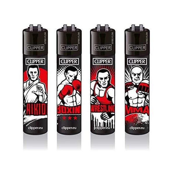Clipper Feuerzeuge - 4er Set: Fight Club #2 3 Clipper Feuerzeuge - 4er Set: Fight Club #2