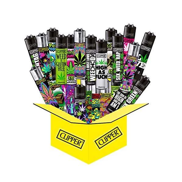 Clipper Feuerzeuge Weed Mix 10er + Clipper 9 Feuersteine 6 Clipper Feuerzeuge Weed Mix 10er + Clipper 9 Feuersteine - Image 4