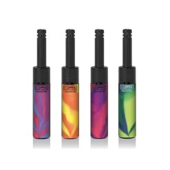 Clipper Feuerzeuge Mini Tube 4er Set Stabfeuerzeug Nebeula Mix