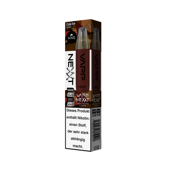Cola Ice - VIVO VAPP NEXXT Vape Einweg E Zigarette / E Shisha 20mg/ml 3 Cola Ice - VIVO VAPP NEXXT Vape Einweg E Zigarette / E Shisha 20mg/ml