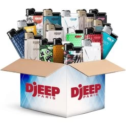 Djeep Feuerzeug 4er Mix - 4 Zufällig Ausgewählte Djeep Motive