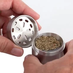 Edelstahl Grinder 4-teilig, 45 Mm, Super Heroes -Vape Verkauf edelstahl grinder 4 teilig4