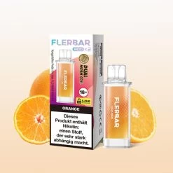 Flerbar Pod Vape 20 Mg/ml (2 Stück) Orange
