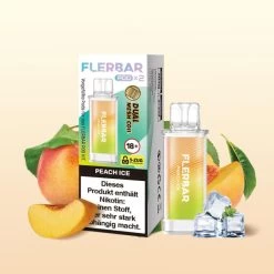 Flerbar Pod Vape 20 Mg/ml (2 Stück) Peach Ice