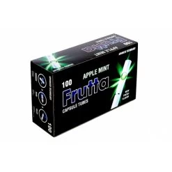 Frutta Click Hülsen - Filterhülsen Mit Geschmack: Apple Mint (Apfel Minze), 500 Hülsen -Vape Verkauf frutta huelsen apfel 5003