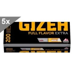 Gizeh Full Flavor Extra, 200 Hülsen, 5er Gebinde