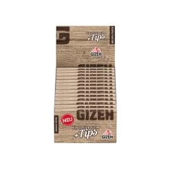 Gizeh Brown King Size Slim + Tips, 26 Hefte