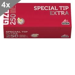 Gizeh Special Tip Extra, 250 Hülsen, 4er Gebinde