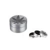 Metall Grinder 3-teilig, 40 Mm, Silbernes Hanfblatt 2 Metall Grinder 3-teilig, 40 Mm, Silbernes Hanfblatt -Vape Verkauf grinder 3tlg metall hanfbaltt 40mm
