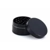 Metall Grinder 3-teilig, 50 Mm, Schwarz Matt -Vape Verkauf grinder 3tlg metall schwarz 1