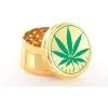 Metall Grinder 3-teilig, 30 Mm, Gold Grass Leaf 1 Metall Grinder 3-teilig, 30 Mm, Gold Grass Leaf -Vape Verkauf grinder gold hanfblatt