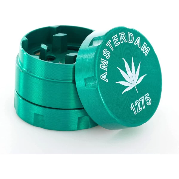 Metall Grinder 3-teilig, 30 Mm, Green Amsterdam 3 Metall Grinder 3-teilig, 30 Mm, Green Amsterdam