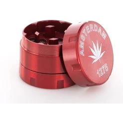 Metall Grinder 3-teilig, 30 Mm, Red Amsterdam