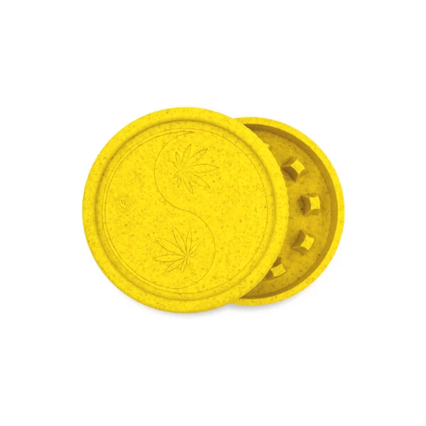 Hemp Grinder 2-teilig, 55 Mm, 420 Yin Yang Gelb 3 Hemp Grinder 2-teilig, 55 Mm, 420 Yin Yang Gelb