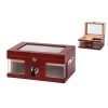 Gastrohumidor Rotbraun 38x26,5x18cm, Abschließbar 1 Gastrohumidor Rotbraun 38x26,5x18cm, Abschließbar -Vape Verkauf humidor rotbraun abschliessbar