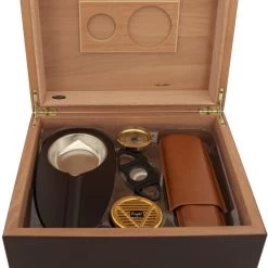 Humidor Set Rotbraun 26x22x11cm 10 Humidor Set Rotbraun 26x22x11cm -Vape Verkauf humidor rotbraun set komplett3