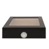 Humidor Schwarzmatt Mit Fenster 26x22x7,5cm
