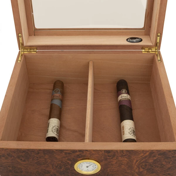 Gastrohumidor Wurzelholz Dekor,26x22x11cm 4 Gastrohumidor Wurzelholz Dekor,26x22x11cm – Bild 2