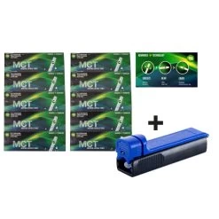 MCT Menthol Fresh Click Filterhülsen (1000 Filterhülsen) Inkl. Gratis Stopfer