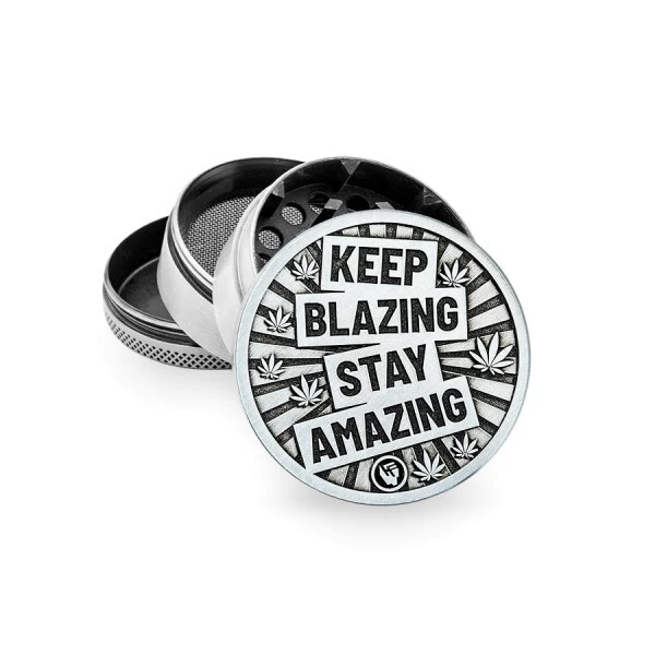 Metall Grinder 4-teilig, 50 Mm, Keep Blazing 3 Metall Grinder 4-teilig, 50 Mm, Keep Blazing