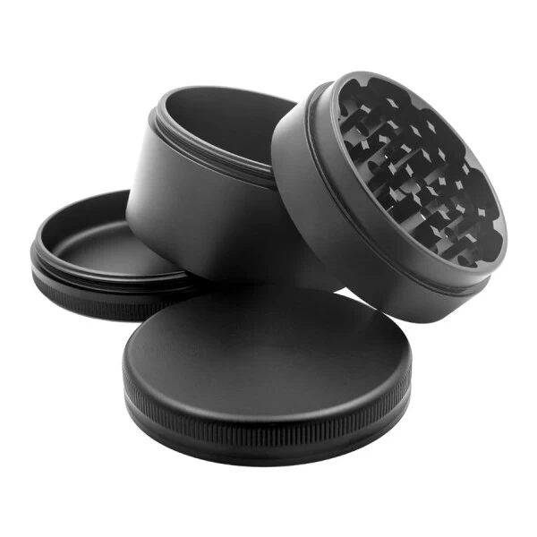 Metall Grinder 4-teilig, 63 Mm, Matte Black 4 Metall Grinder 4-teilig, 63 Mm, Matte Black – Bild 2