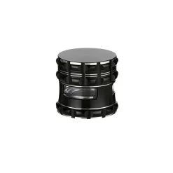 Aluminium Grinder 4-teilig, 55 Mm, Schwarz/silber