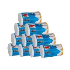 Müllbeutel 10 Liter Mit Griff 10 Rollen - Kosmetikmüllbeutel - 60 Stk Pro Rolle