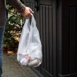 Müllbeutel 25 Liter Mit Griff 3 Rollen - Reißfest & Wasserdicht - 20 Stk Pro Rolle -Vape Verkauf muellbeutel weiss 25 liter 13