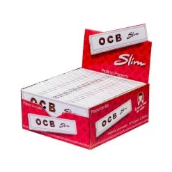 OCB Papers Slim Kingsize Weiß, 50 Hefte Je 32 Blatt