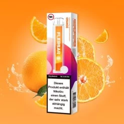 Orange - Flerbar Einweg Vape / E Zigarette / E Shisha 20mg/ml