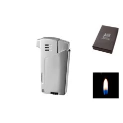 Winjet Feuerzeug Pfeife Chrom Gebürstet, Mit Besteck