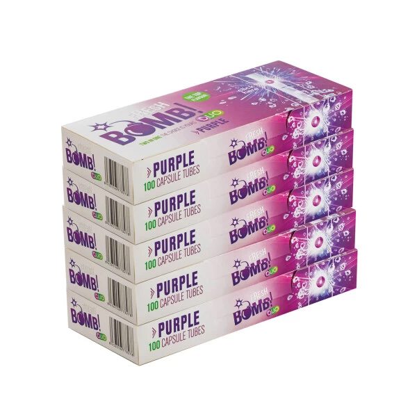500 Fresh Bomb Purple Click Hülsen Mit Aromakapsel 3 500 Fresh Bomb Purple Click Hülsen Mit Aromakapsel