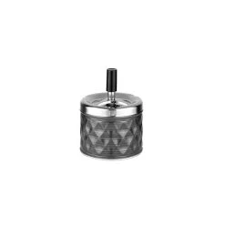 Schleuderaschenbecher Schwarz Matt