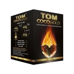 Shisha Kohle TOM Coco Gold, 1 Kg (Kokos)