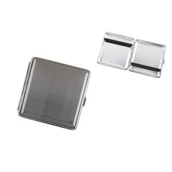 Zigarettenetui Metall Anthrazit Für 20 Stück