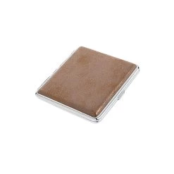 Zigaretten Etui Lederimitat Antik Bronze