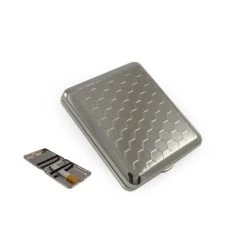 Zigarettenetui Metall Chrom Waben Für 18 Stück