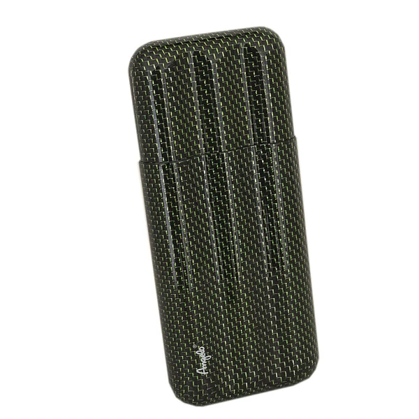 Zigarrenetui 3er Echt Carbon Grün, Ring 60, Mit Geldclip 3 Zigarrenetui 3er Echt Carbon Grün, Ring 60, Mit Geldclip