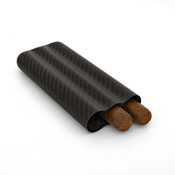 Zigarrenetui 3er Echt Carbon Schwarz Matt, Ring 60, Mit Geldclip 5 Zigarrenetui 3er Echt Carbon Schwarz Matt, Ring 60, Mit Geldclip – Bild 3