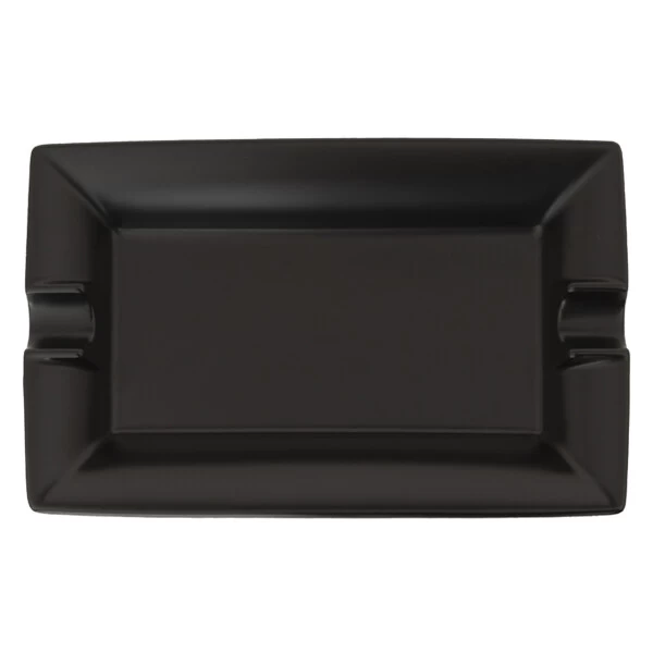 Zigarrenascher Keramik 2 Ablagen, Schwarz Matt 5 Zigarrenascher Keramik 2 Ablagen, Schwarz Matt – Bild 3