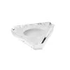 Zigarrenaschenbecher Kristall 3 Ablagen, 23,5x 20x 5cm -Vape Verkauf zigarrenaschenbecher 3er kristall dreieckig